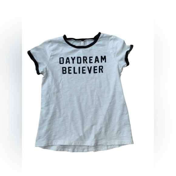 Rylee & Cru Size 8-9 Daydream Believer Ringer Tee - Picture 1 of 7